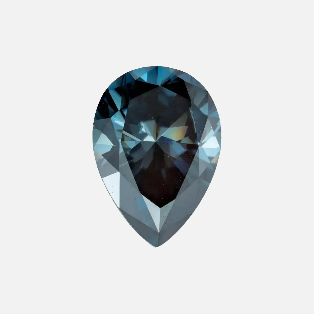 . Blue Moissanite