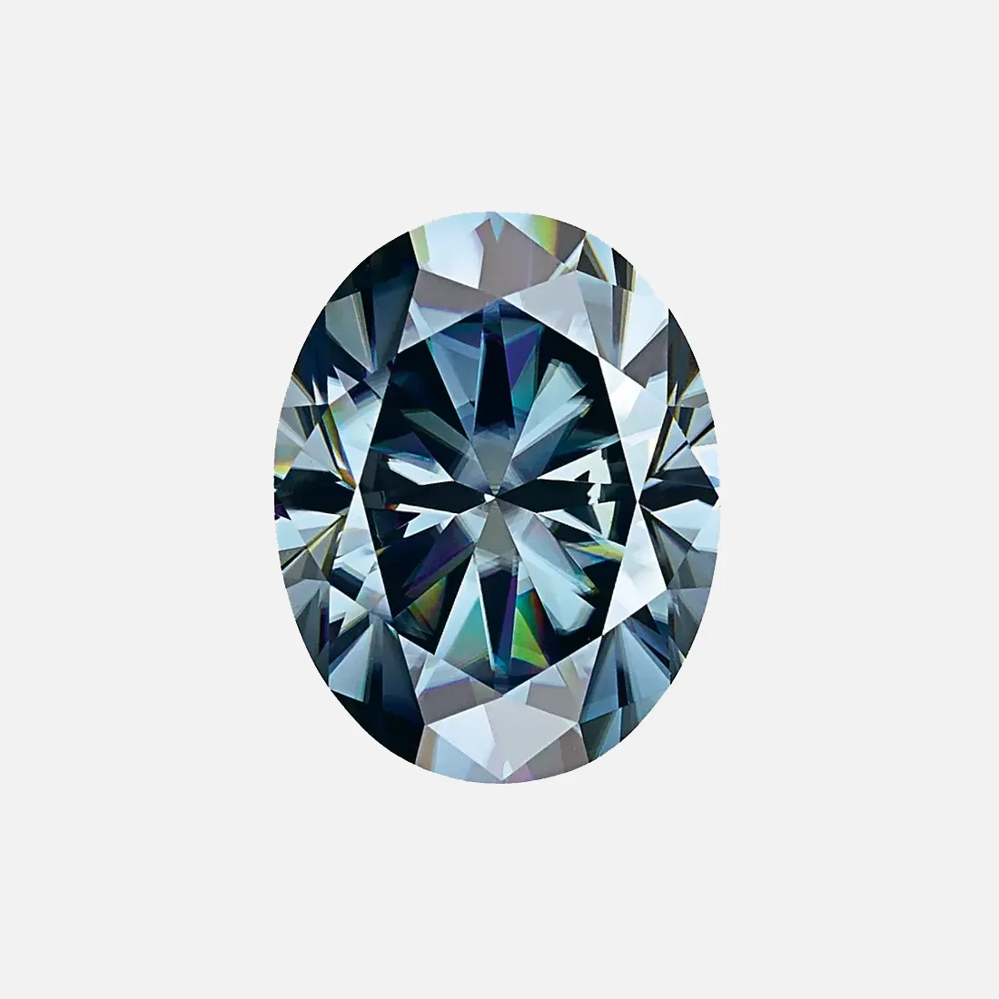 . Blue Moissanite