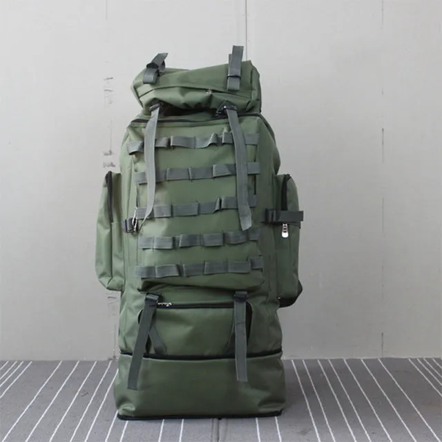 100L Large Military Tactical Camouflage Softback Unisex Hiking Bag