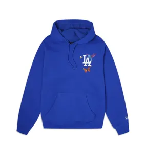 [13090803] Los Angeles Dodgers Blooming Blue Men's Pullover Hoodie