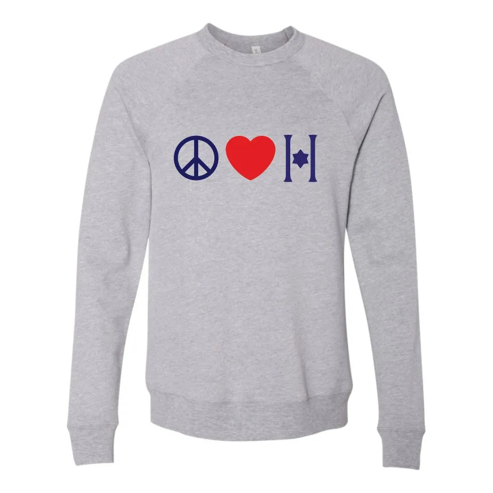 2023 Hillel Bella Tri-blend PLH Crewneck Sweatshirt