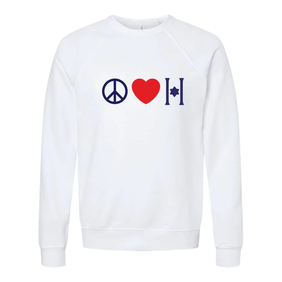 2023 Hillel Bella Tri-blend PLH Crewneck Sweatshirt