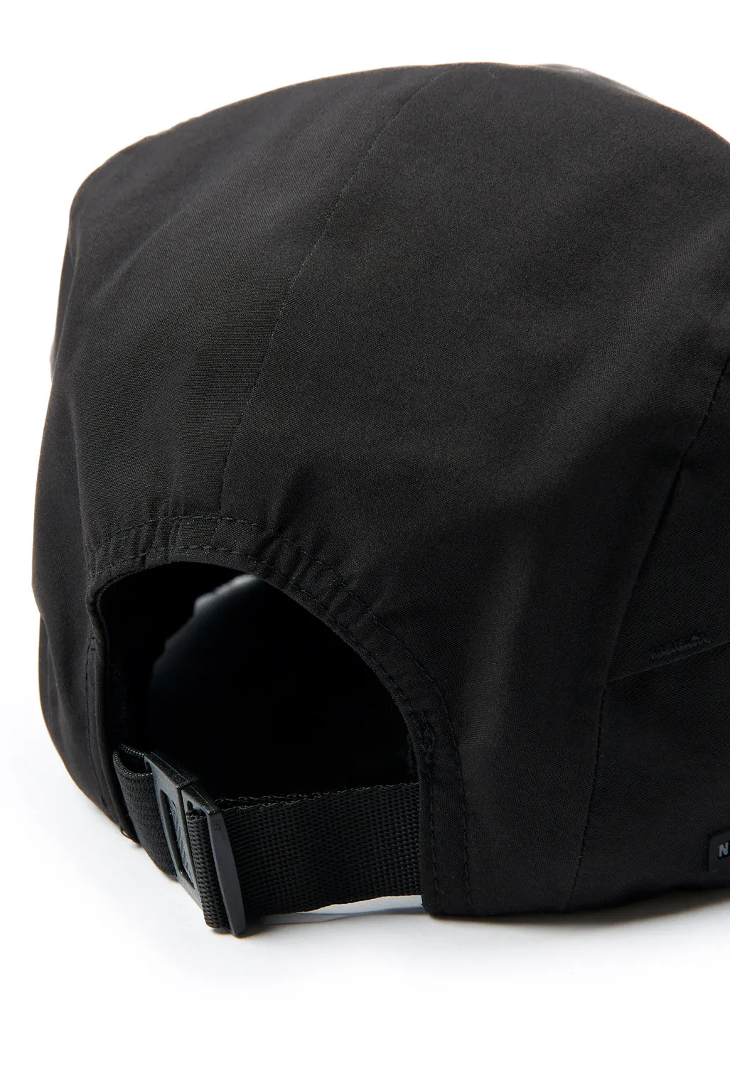 3 Layer 4-Panel Cap - Black