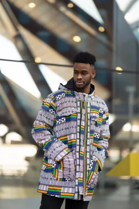 African Hoodie In Kente