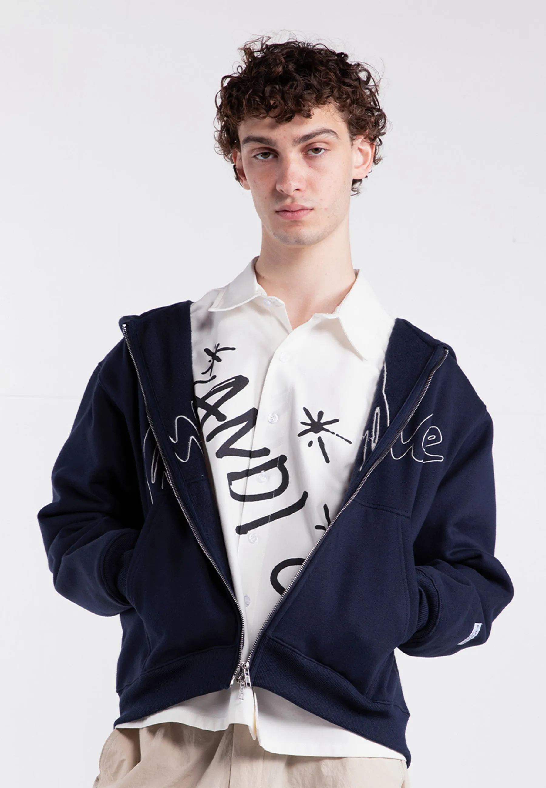 After Hours Full-Zip Hoodie - Navy