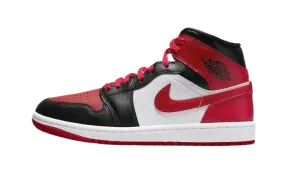 Air Jordan 1 Mid White Bred Toe