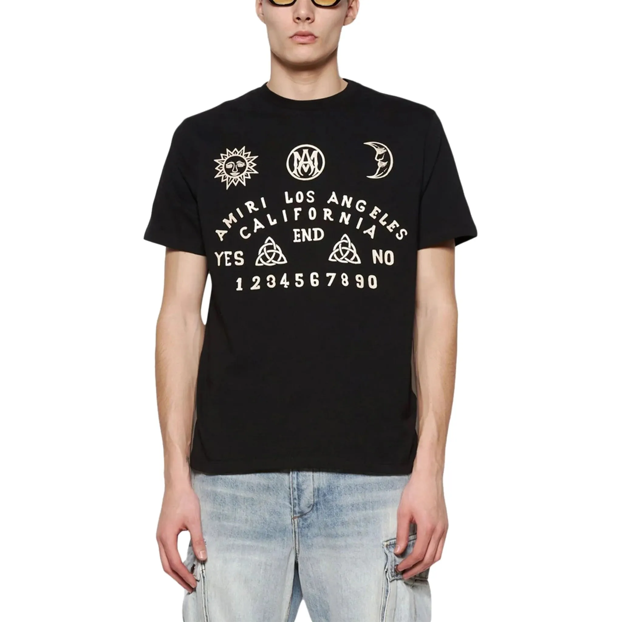 Amiri Ouija Board Black T Shirt