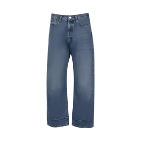 Ankle-Length Mid-Rise Jeans