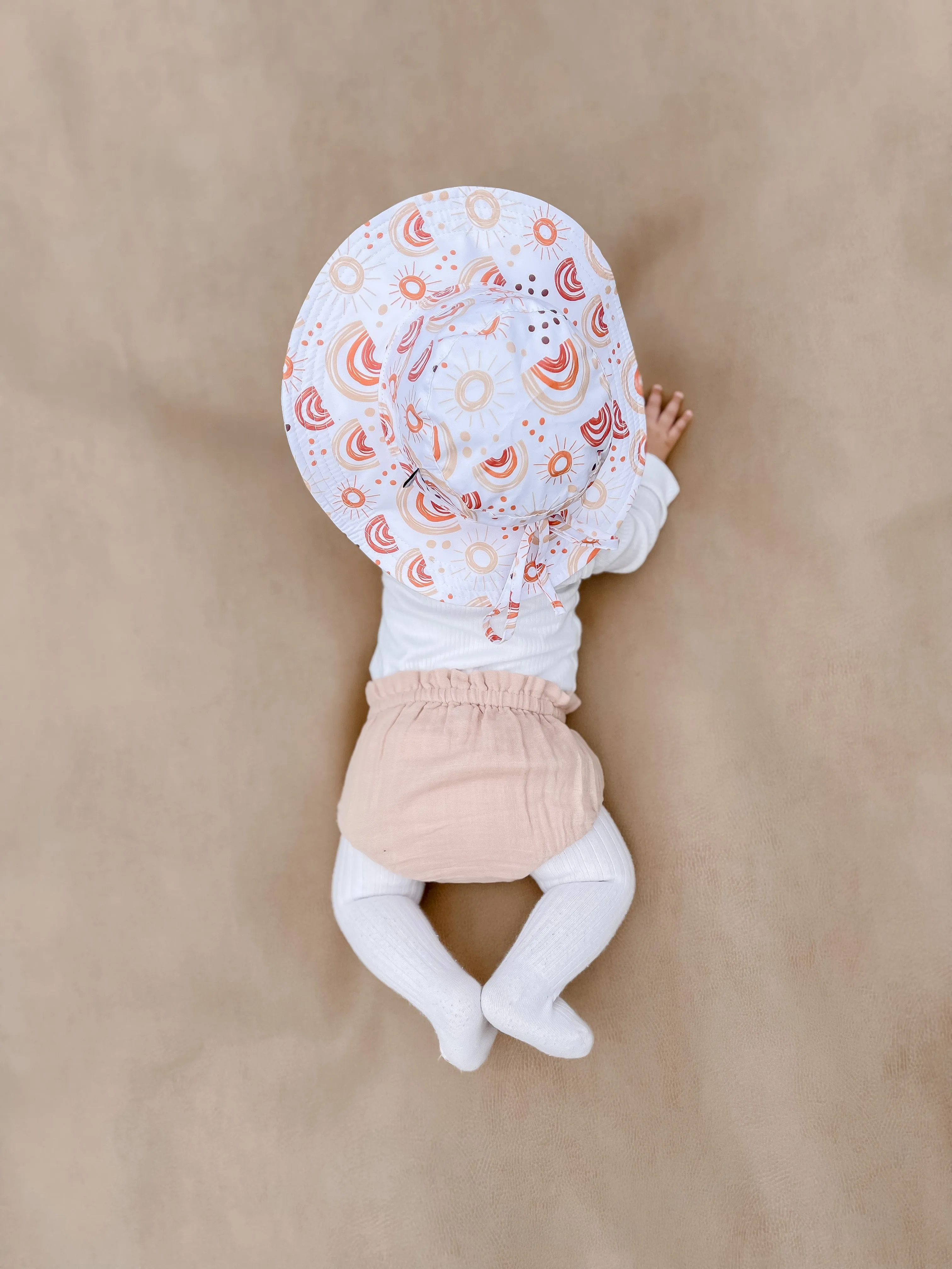 Baby Bucket Hat - Sunshine & Rainbows (0-12 months)