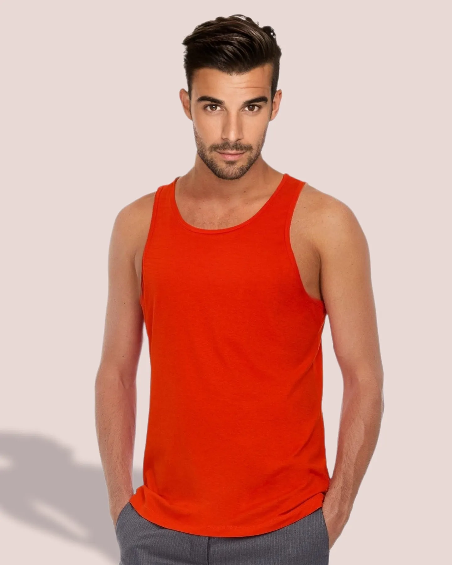 BAC TM072 ― Herren Bio-Baumwolle Tank Top - Cobalt Blau