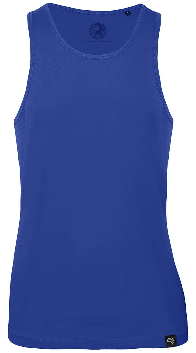 BAC TM072 ― Herren Bio-Baumwolle Tank Top - Cobalt Blau