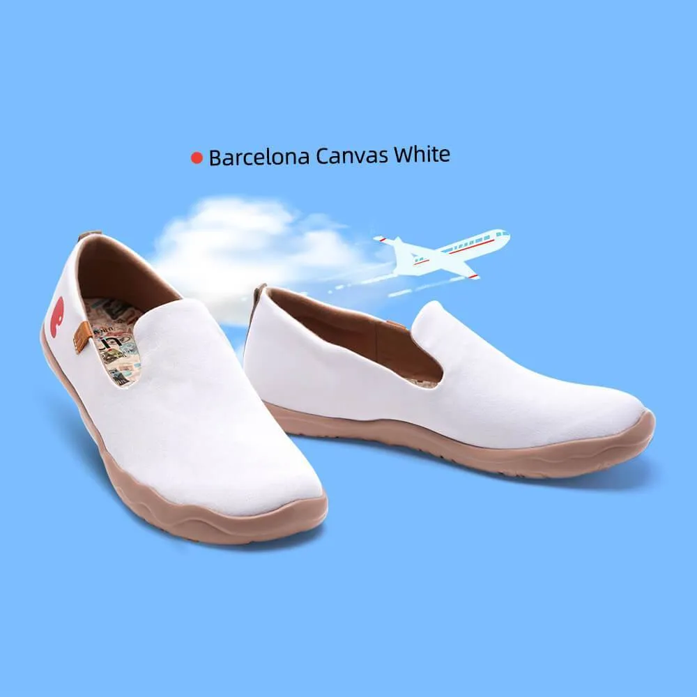 Barcelona Canvas White