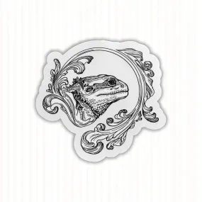 Beardie Flourish Sticker