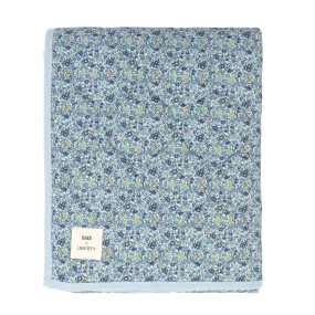 BIBS x LIBERTY Quilted Blanket - Chamomile Lawn/Baby Blue