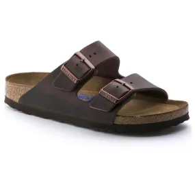 Birkenstock UNISEX Arizona Soft Footbed Oiled Leather (Habana - Wide Fit)