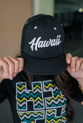 BLACK & WHITE HAWAII SCRIPT TRUCKER