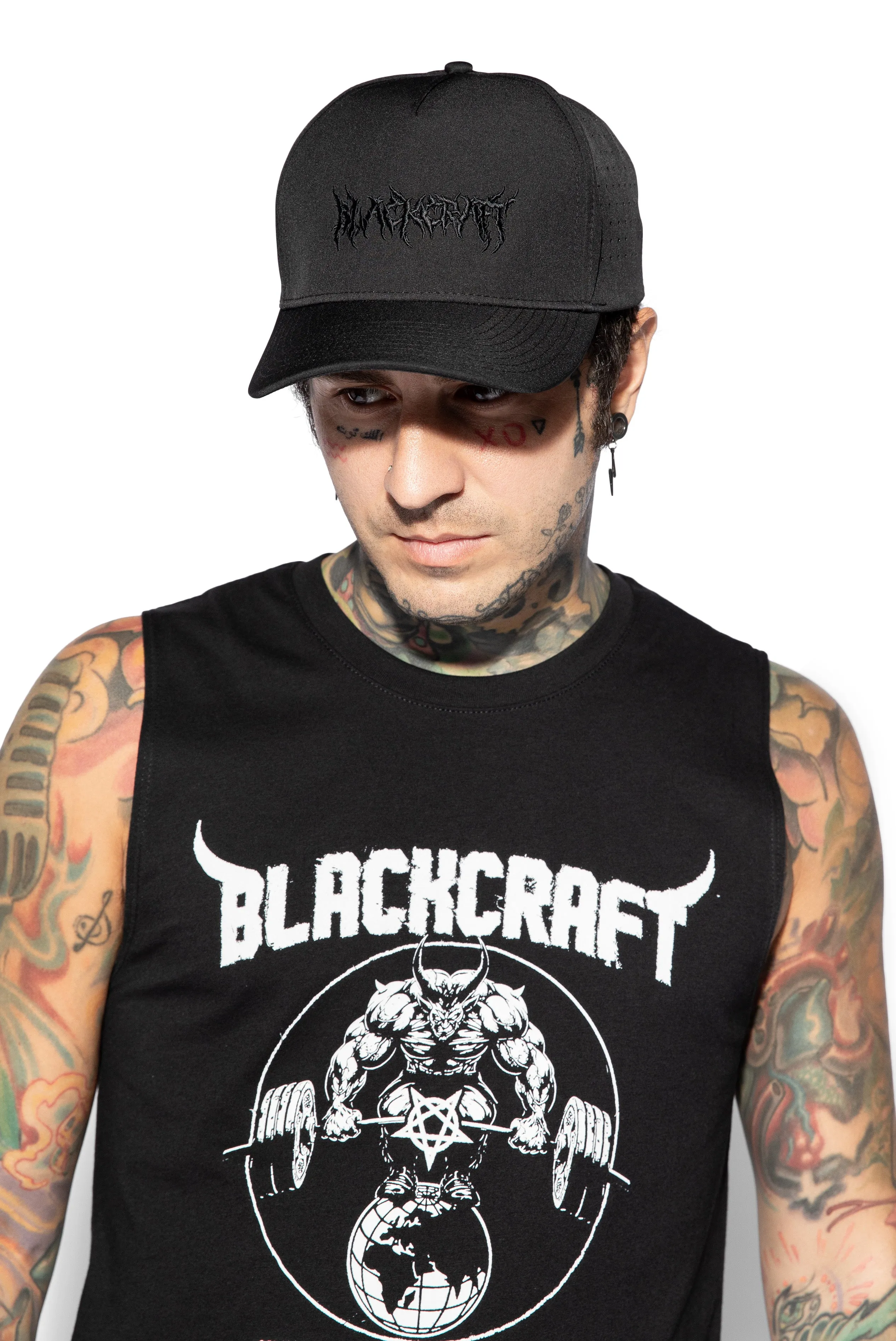 Blackcraft Metal - Five Panel Perforated Performance Cap