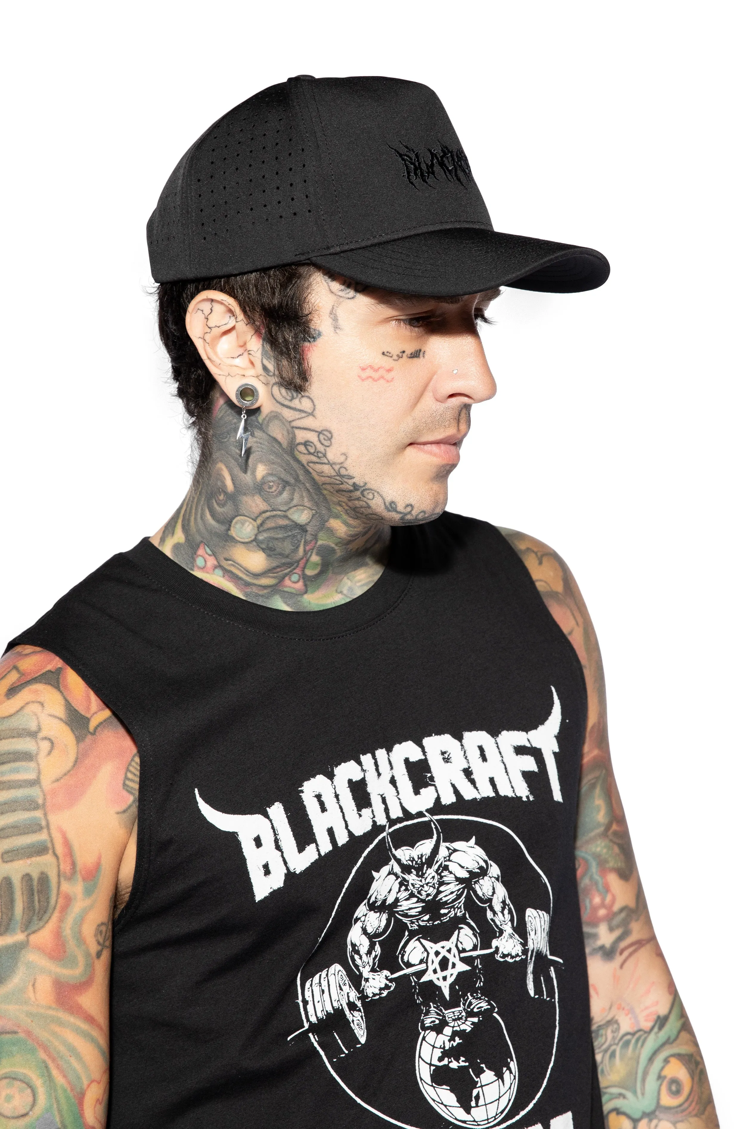 Blackcraft Metal - Five Panel Perforated Performance Cap