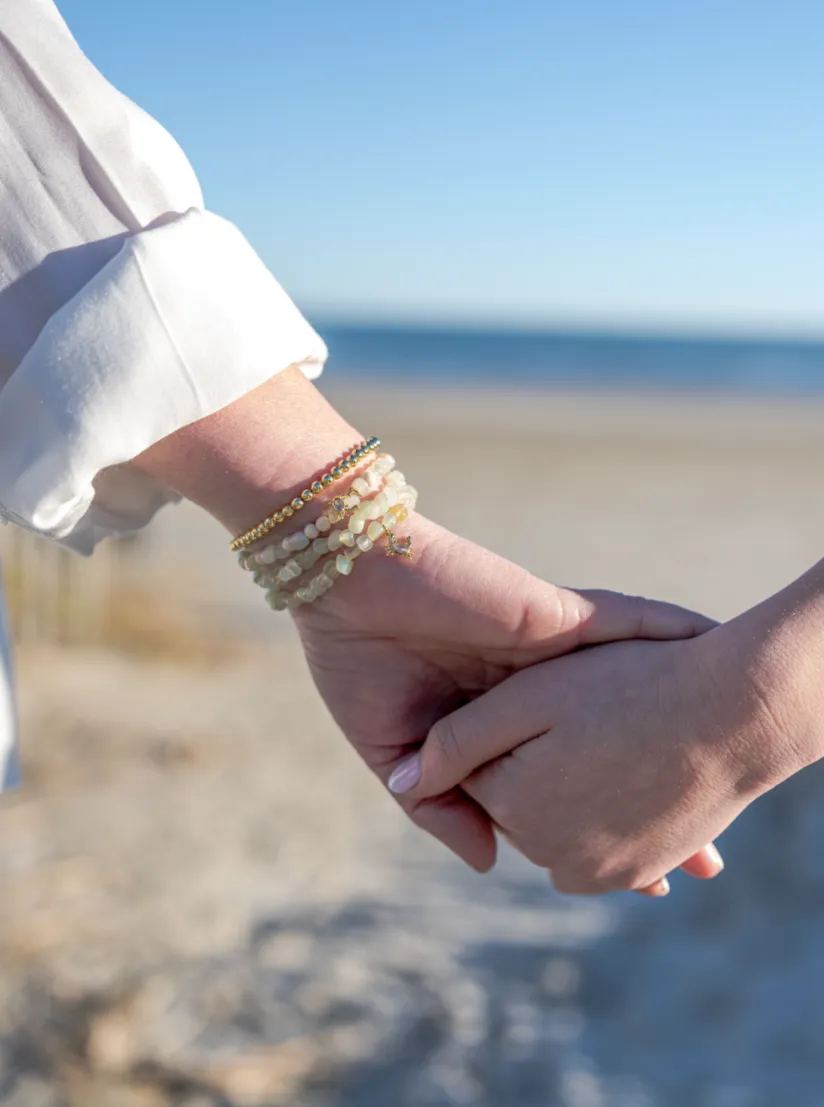 Blue Crab Stacking Bracelet