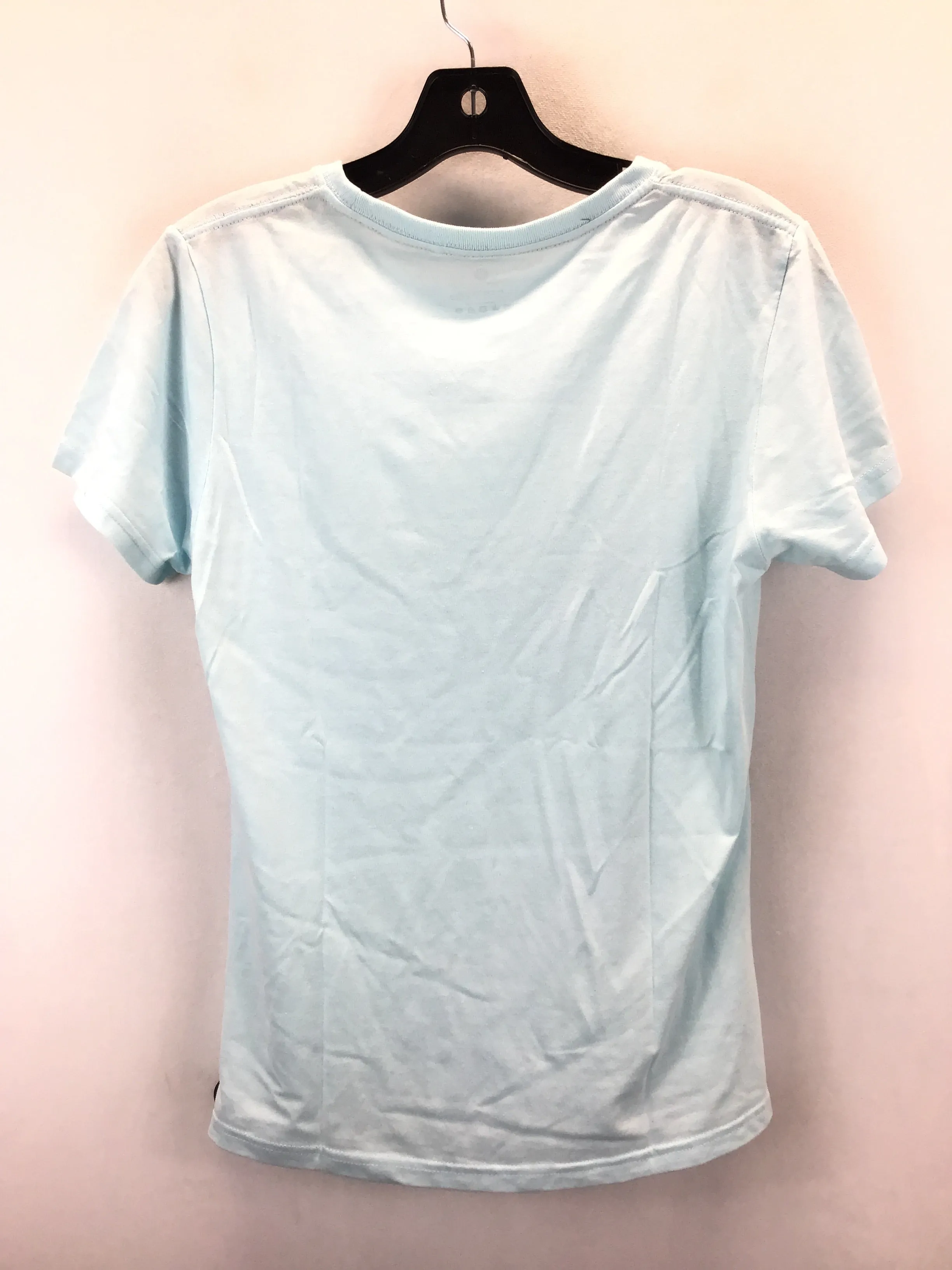 Blue Top Short Sleeve Basic Life Is Good, Size M