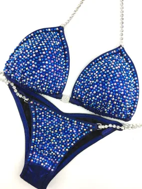 Blue Trifecta Competition Bikini