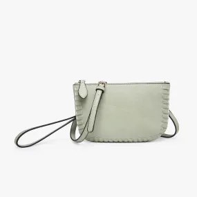 Bonnie Crossbody Wristlet in Sage