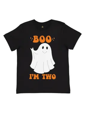 Boo I'm Two Kids Ghost Birthday Shirt