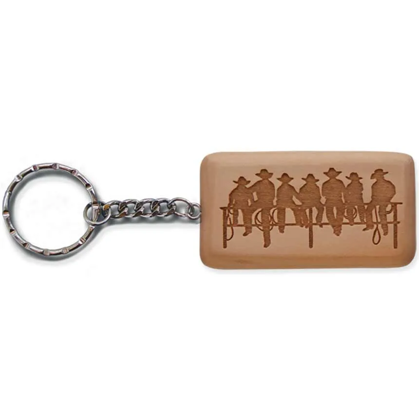 Calgary Stampede Cowboy Fence Keychain