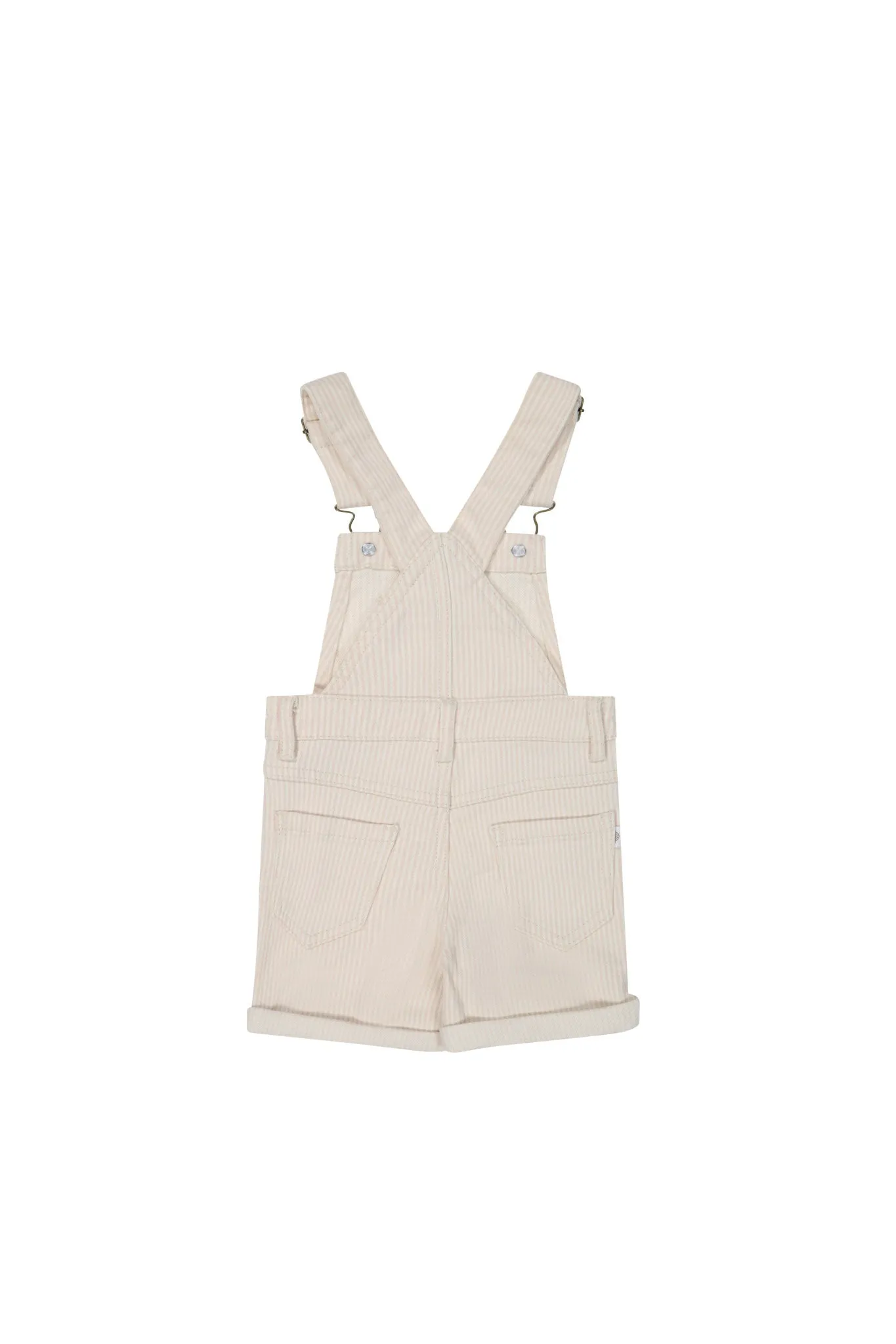 Chase Short Overall - Powder Pink/Egret