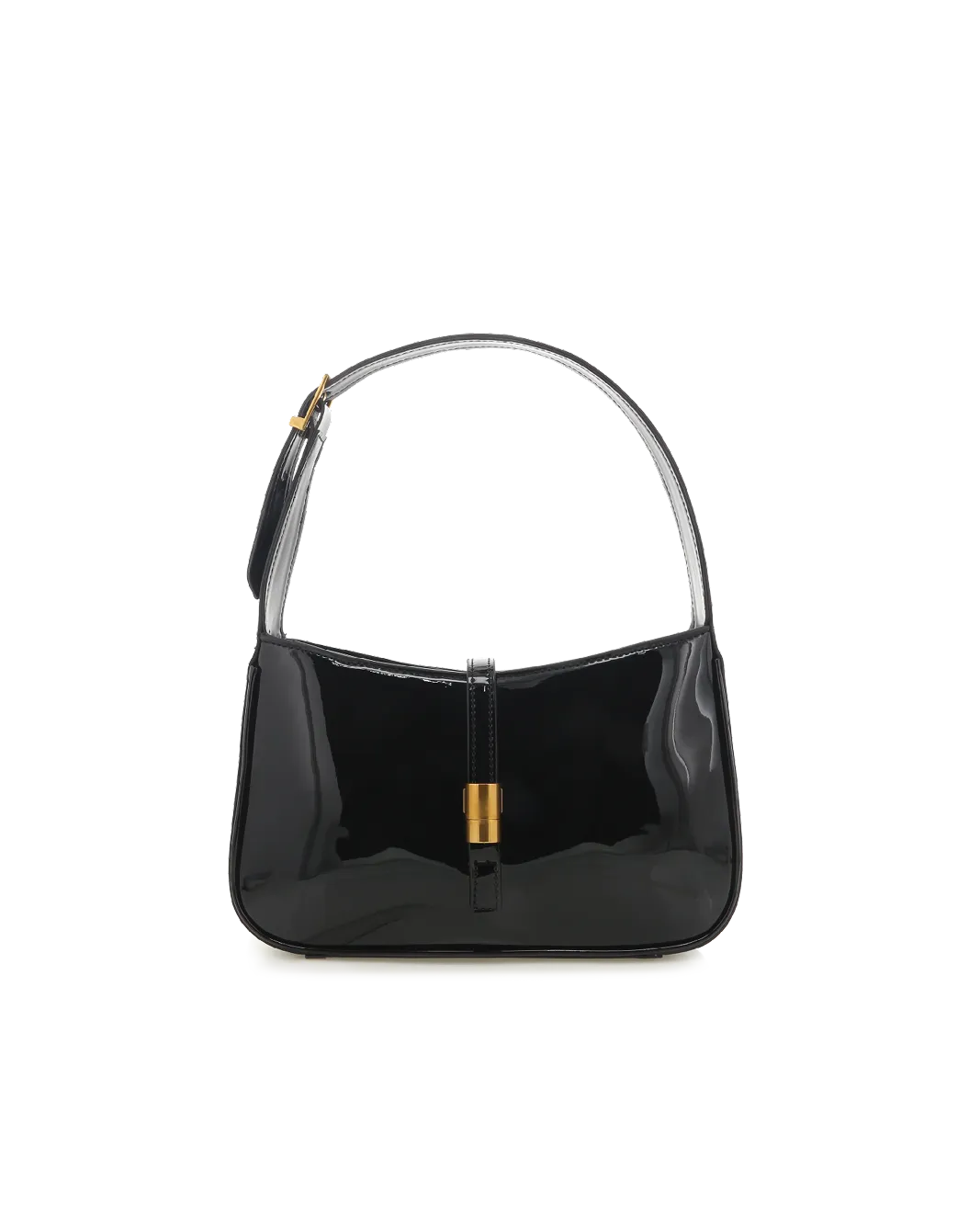 CLARA SHOULDER BAG - BLACK PATENT