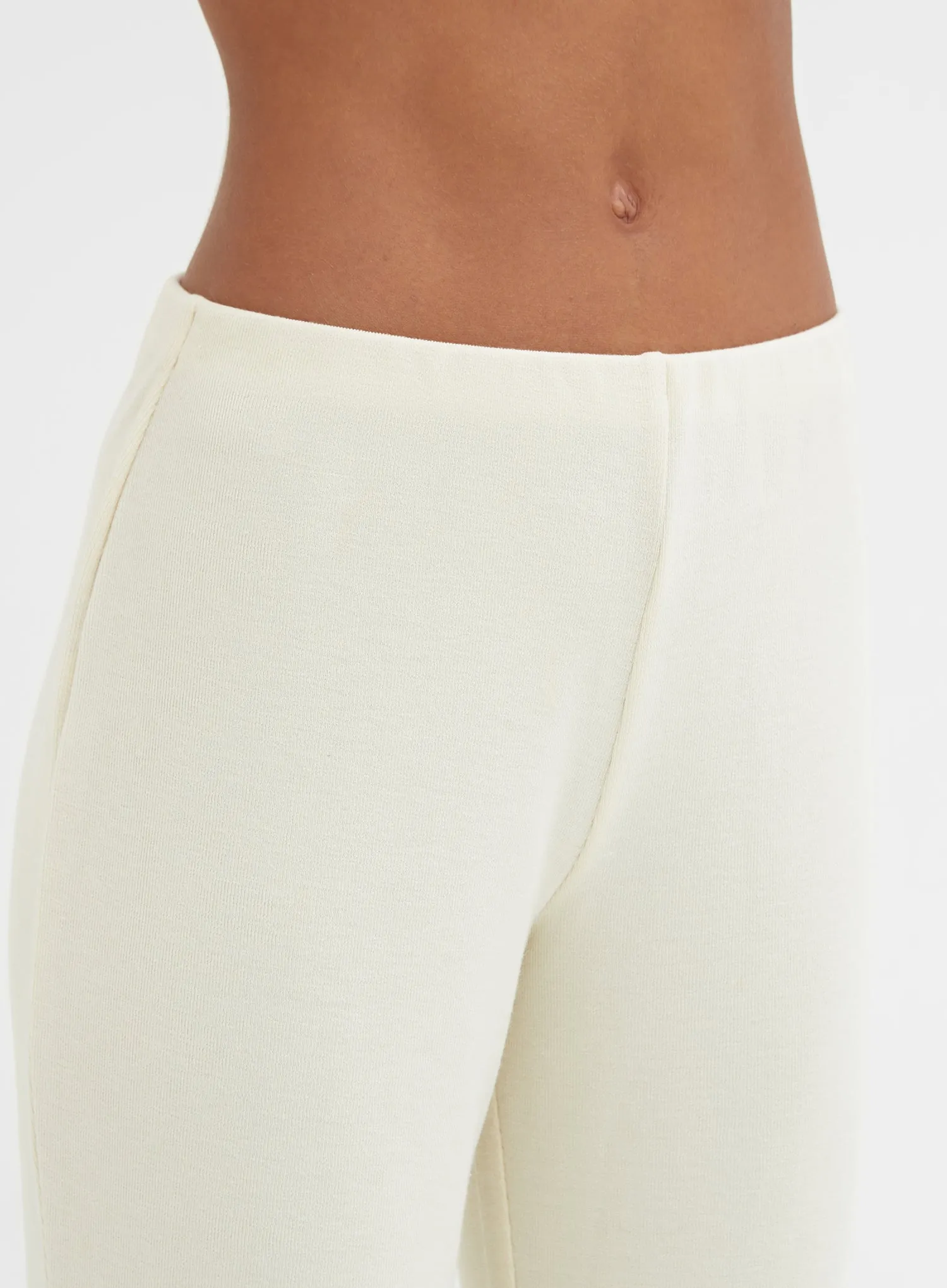 Cream Flared Crochet Trouser – Ellie