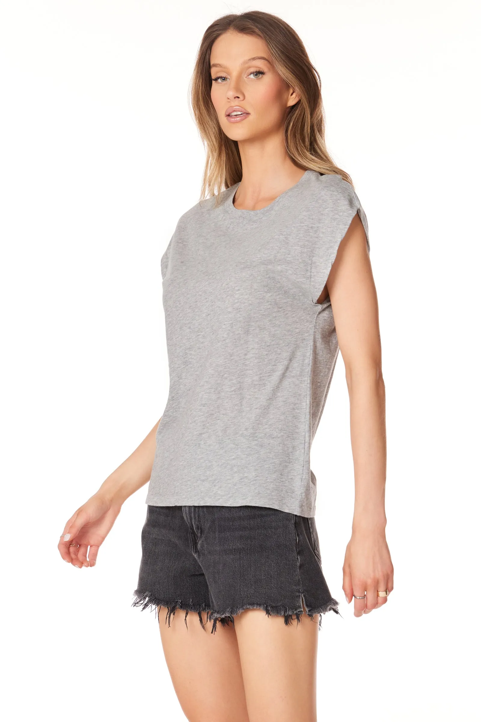 CREWNECK SHORT SLEEVE DOLMAN TEE