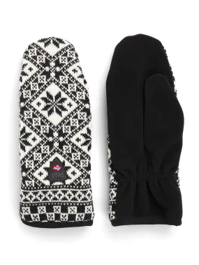 Dale of Norway - Bjorøy Polar Mittens - Black/Off-white