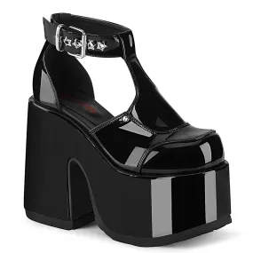 Demonia CAMEL-103 | Black Patent Leather Sandals