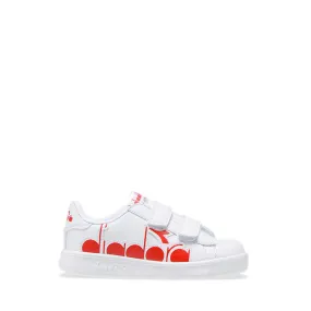 DIADORA SNEAKERS GAME P BOLDER PS BIANCO-ROSSO