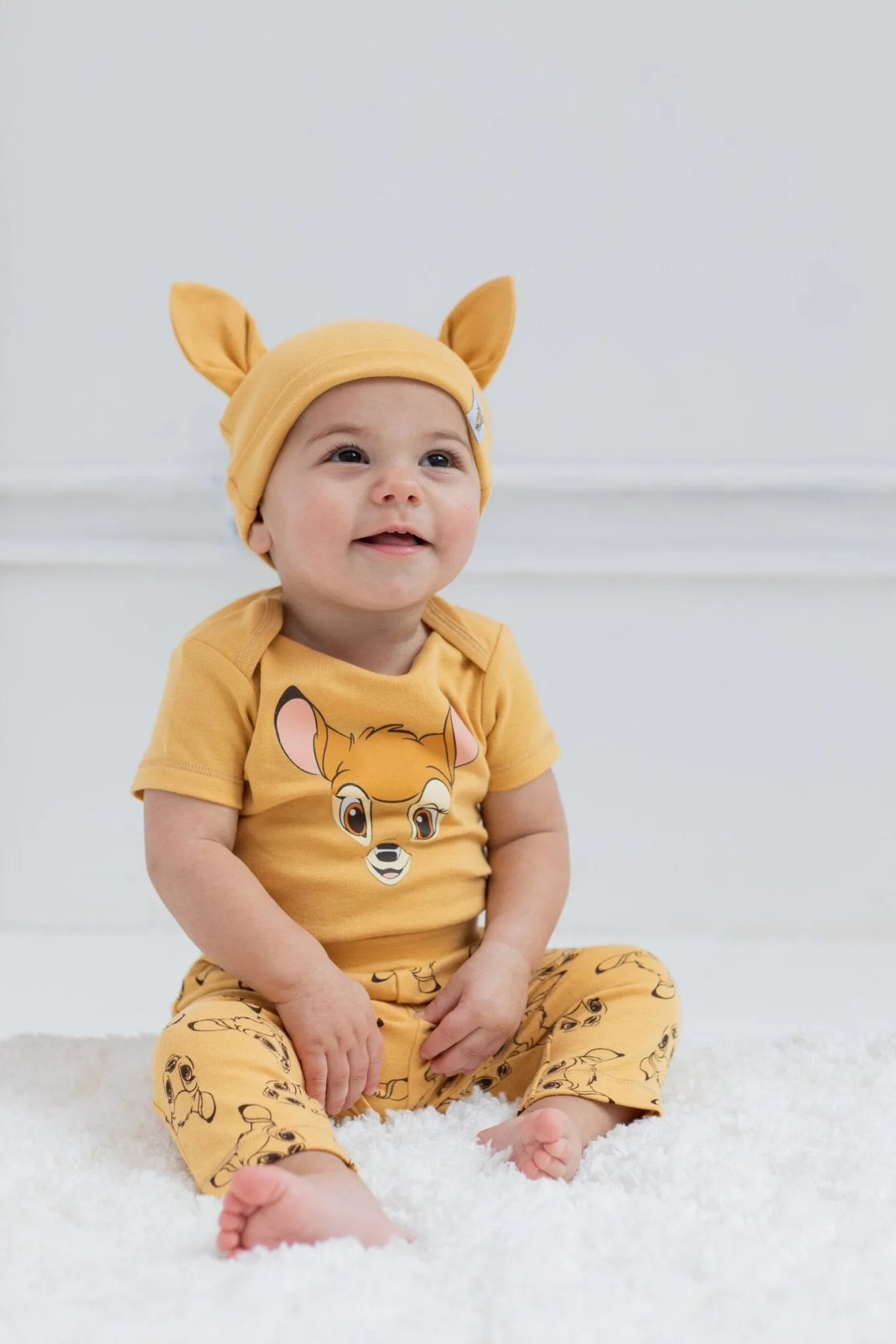 Disney Disney Classics Bambi Bodysuit Pants and Hat 3 Piece Outfit Set