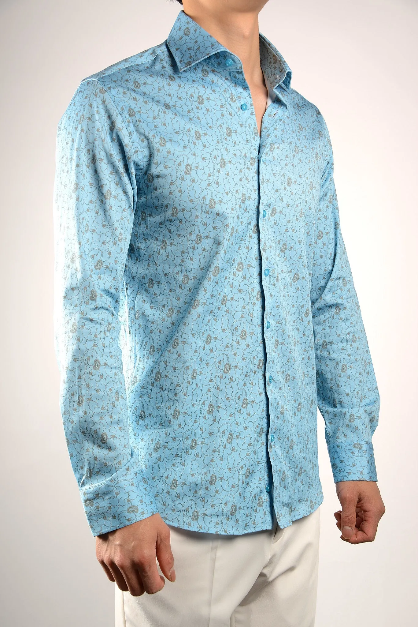 EURO SATEEN LS SPORT SHIRT