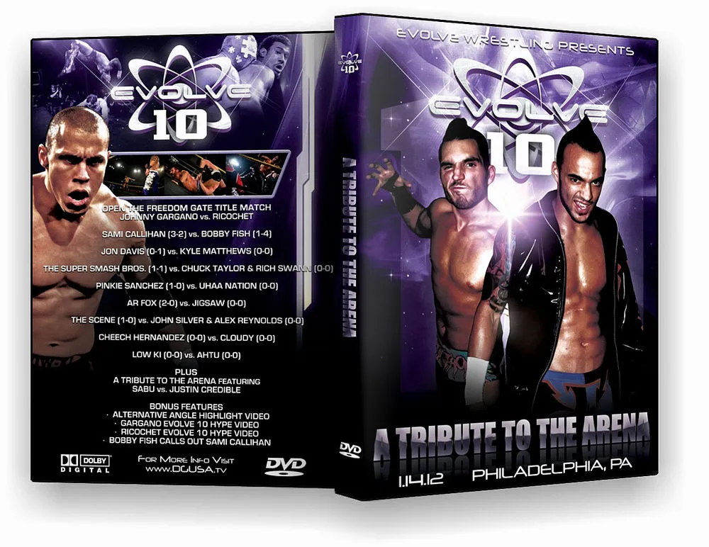 Evolve Wrestling - Volume 10 "A Tribute To The Arena" Event DVD