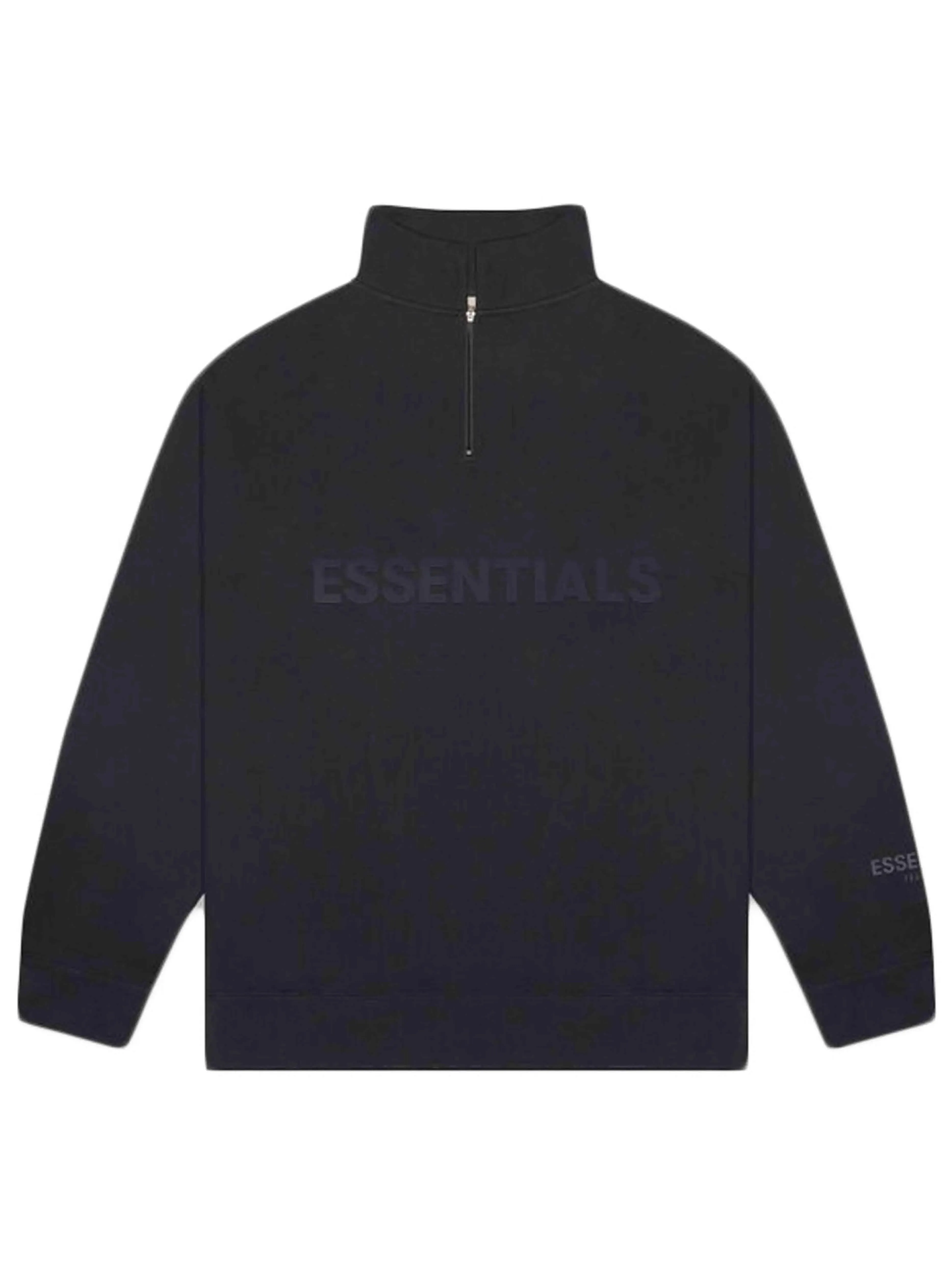 Fear Of God Essentials Half Zip Pullover Black [FW20]