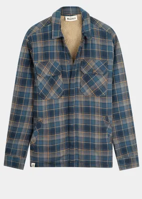 Flanell-Jacke SPLITTHOLT Blue/GreyChecked