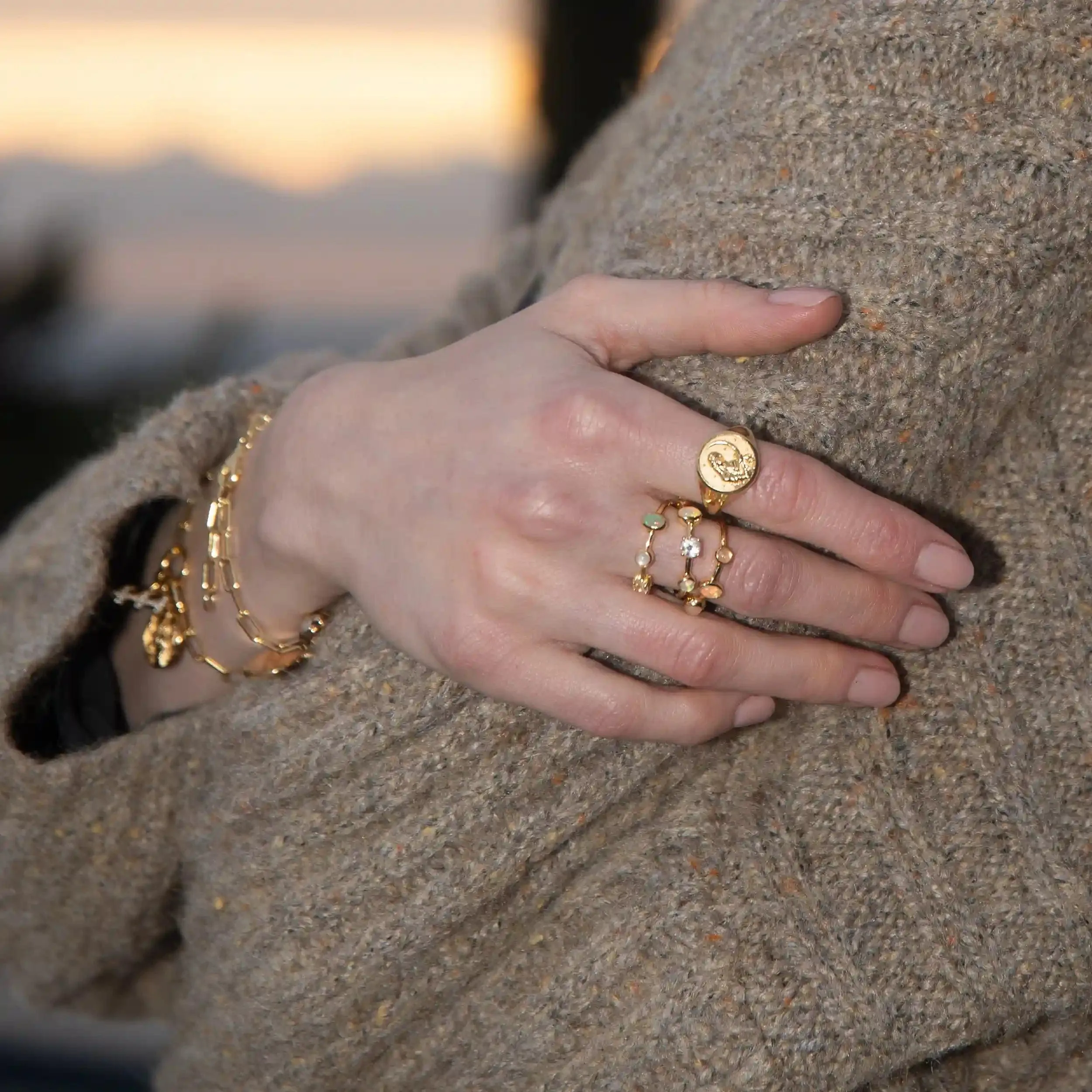 Full Moon Magic Ring Stack