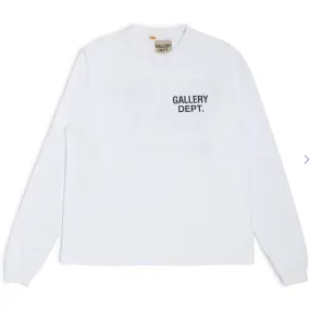 Gallery Dept. Souvenir Long Sleeve T-Shirt White