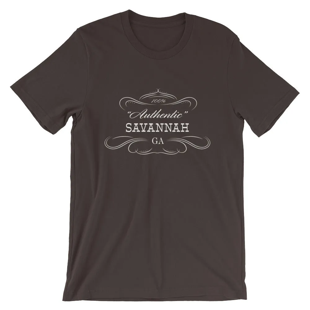 Georgia - Savannah GA - Short-Sleeve Unisex T-Shirt - "Authentic"