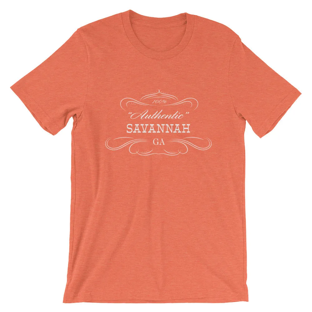 Georgia - Savannah GA - Short-Sleeve Unisex T-Shirt - "Authentic"