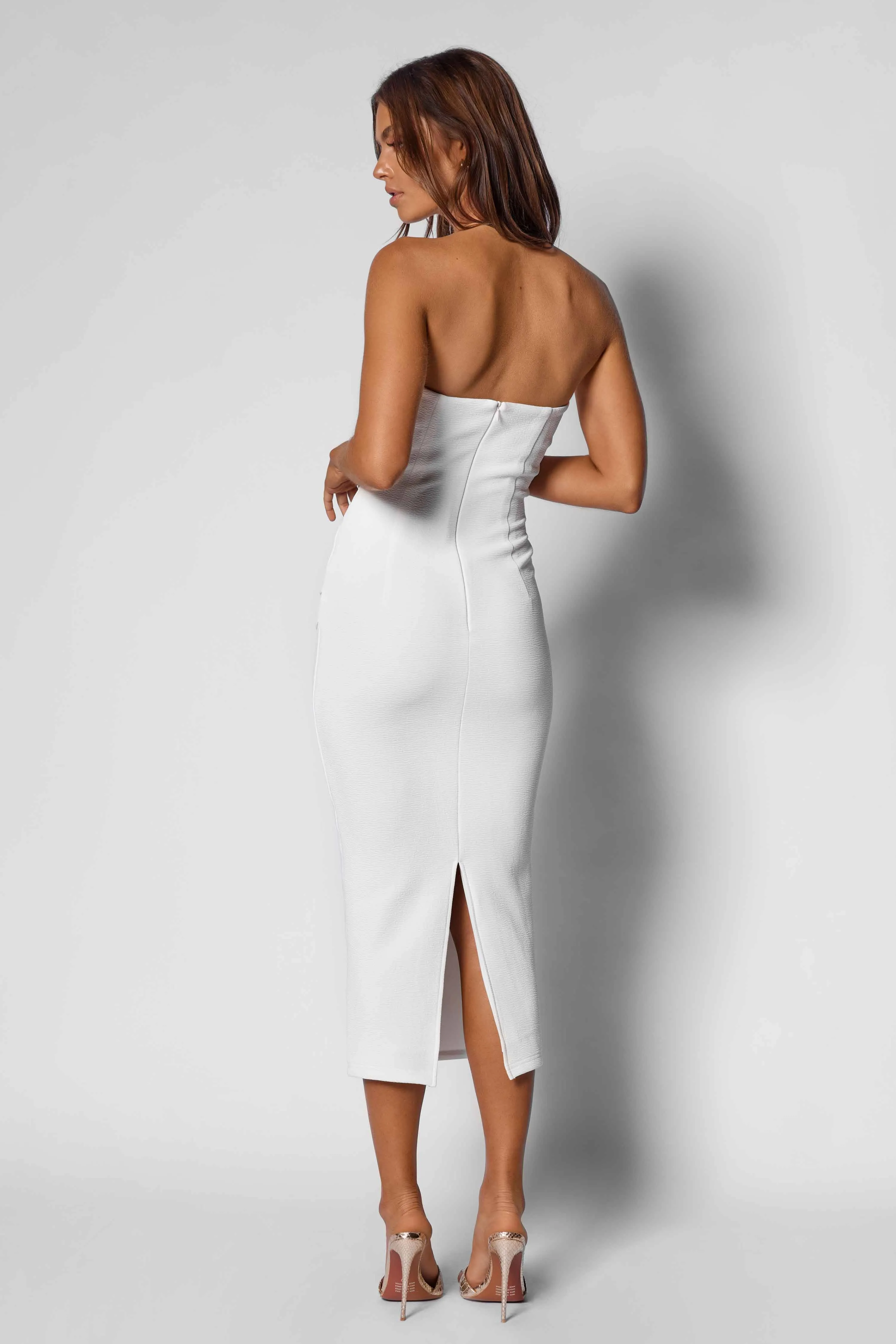 Harper Midi Dress - White