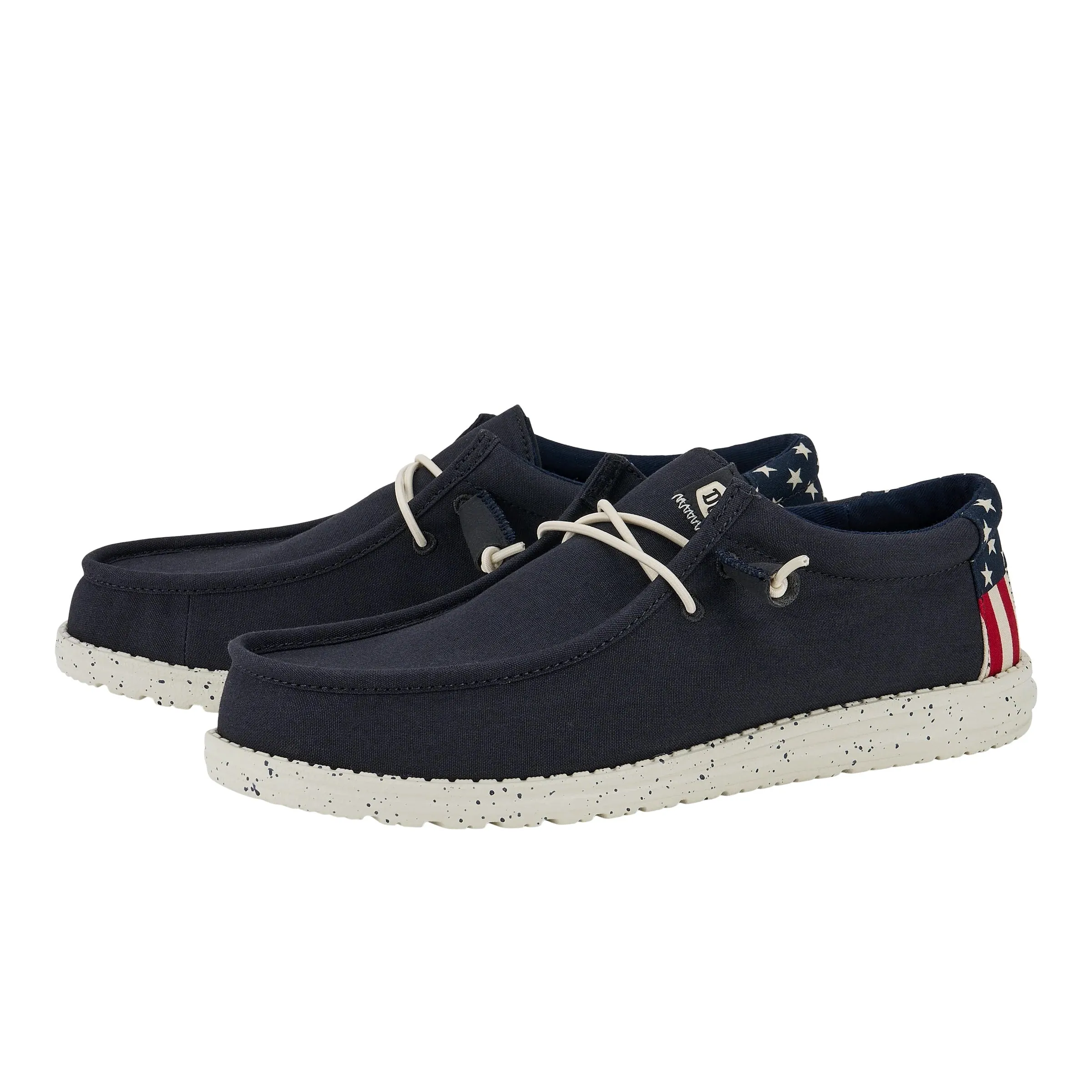 'Hey Dude' Men's Wally Americana - Navy / White