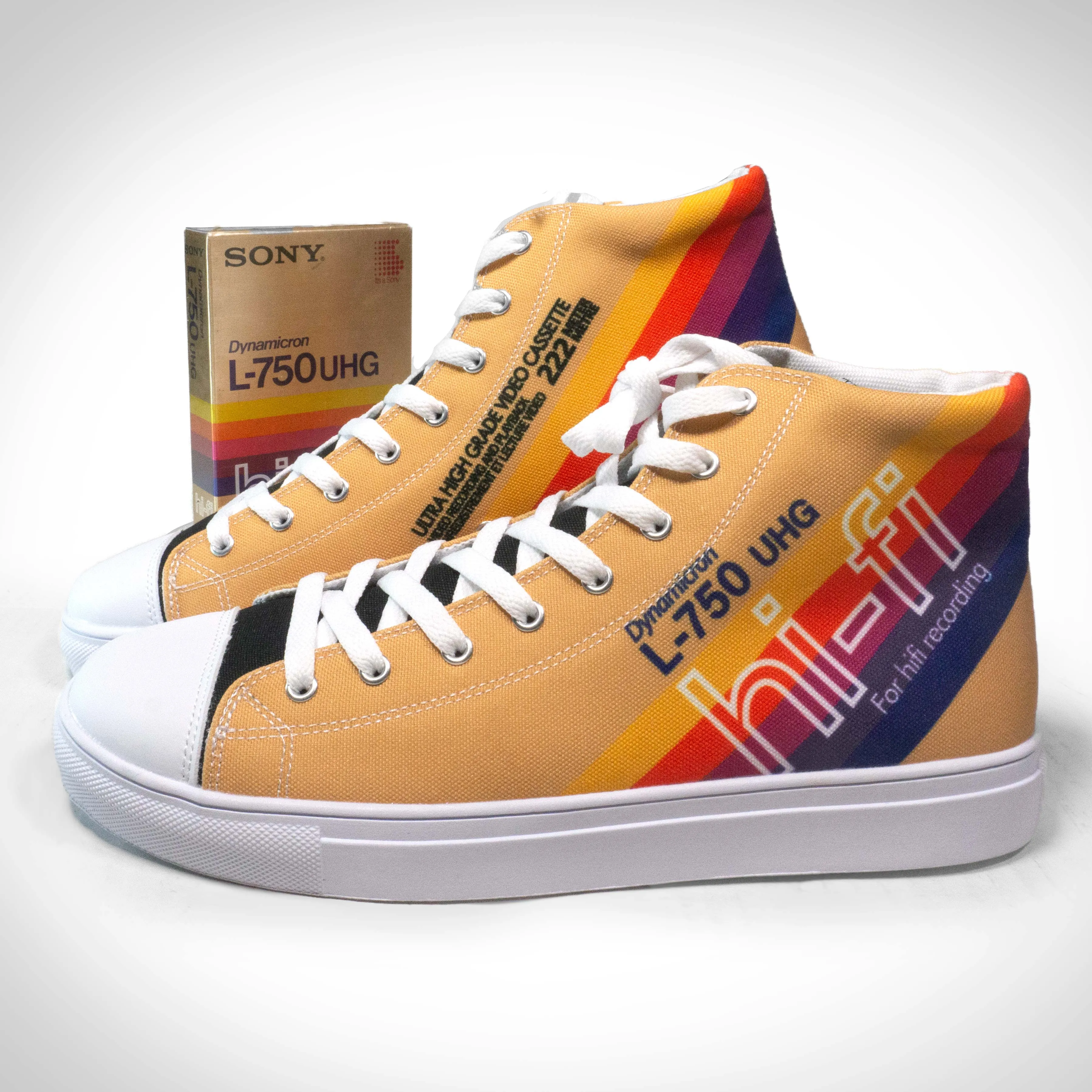 HiFi Betamax Women's Hightop Canvas Shoe