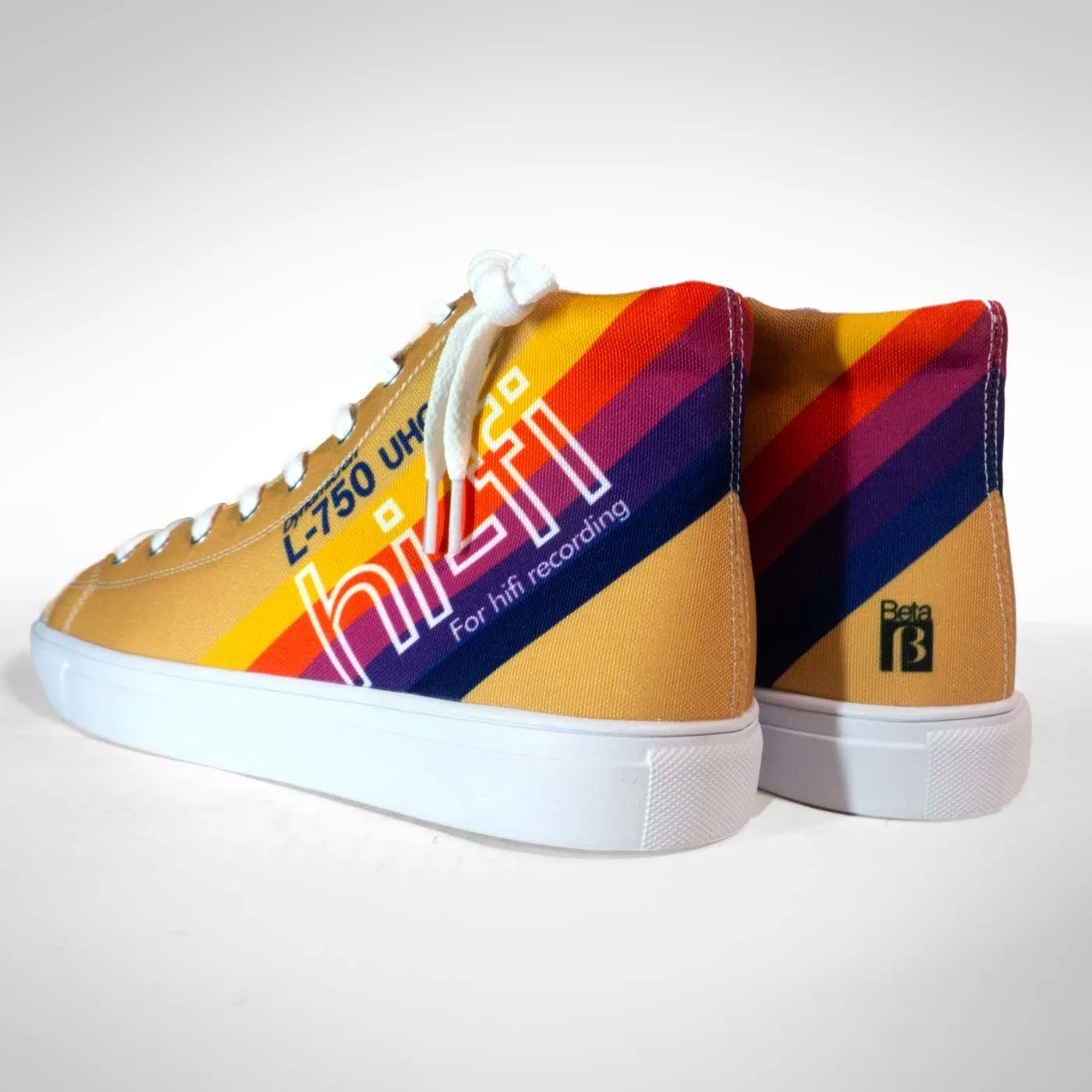 HiFi Betamax Women's Hightop Canvas Shoe