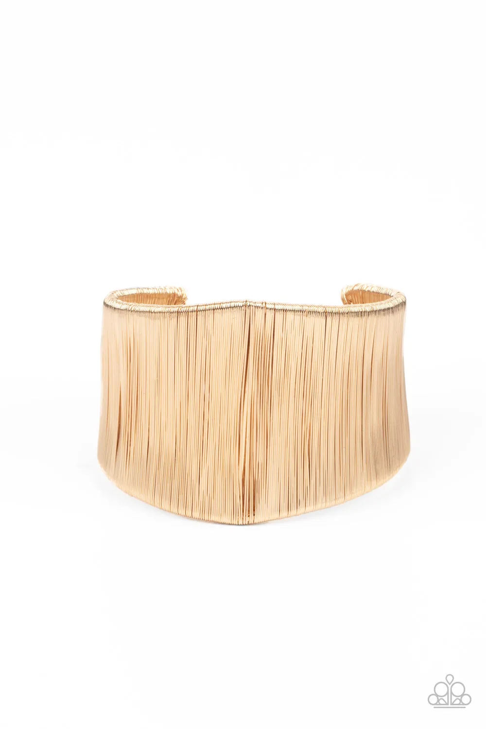 Hot Wired Wonder - Gold Bracelet