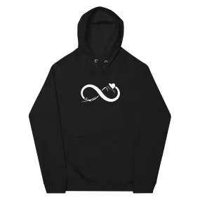 Infinity Heart and Sailplane - Unisex Premium Organic Hoodie